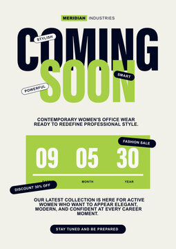 Event Release Calendar Poster with Event Schedule