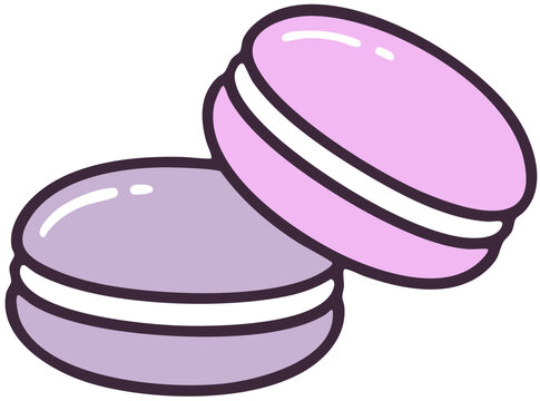 Macaron vector illustration