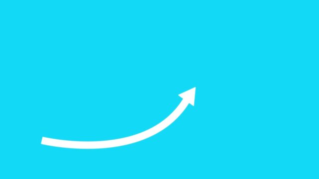 animated thin arrow set with arrowheads and alpha channel