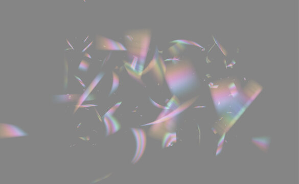 Crystal prism spreads luminous rainbow colors through polished transparent surfaces with graceful sparkle. Radiant reflections and gentle glow create unforgettable optical beauty. PNG