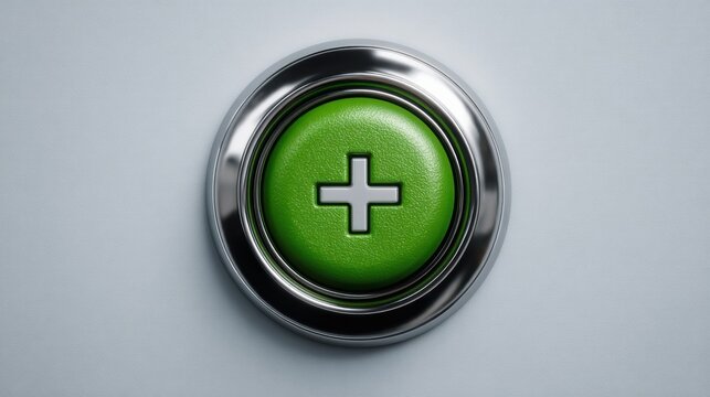 Group of multiple green buttons highlighting the concept of functionality and interactivity in a modern design