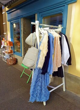 The Sunday flea market in Winterthur, Switzerland. 