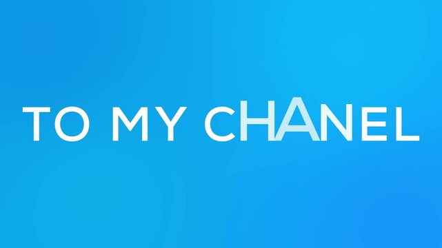 Animated hello with scaling text effect with dark background, best for opening video for media social