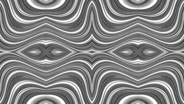Liquid silver glossy visual pattern
