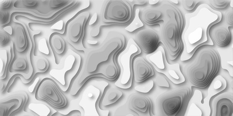 Abstract topographic contour map with gradient shading and colorful lines representing elevation changes. white topography map geography relief diagram texture design.  © ShirinAkter