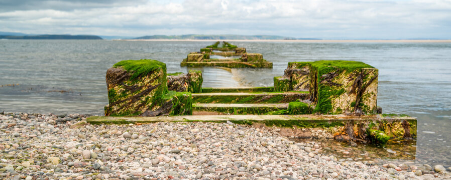 Looking over to Cromarty from Nairn across the Moray Firth at low tide.