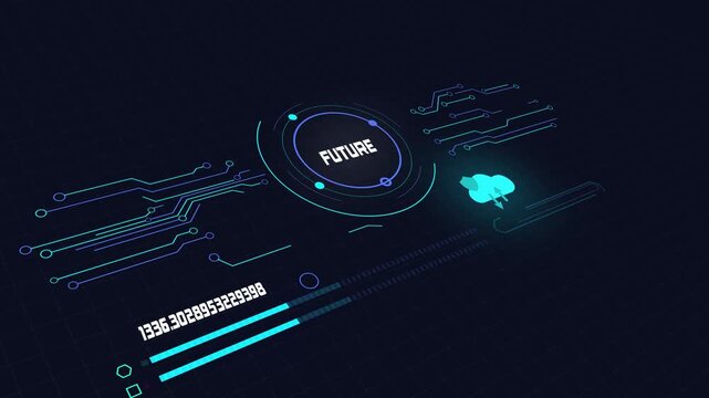 Imagine the Future with Next Generation Digital Innovation, Smart Technologies and Futuristic Motion Graphics Animation in 4K.