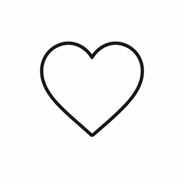 Heart Favorite Outline Icon