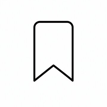 Bookmark Save Outline Icon