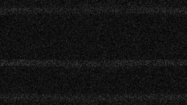 Vintage tv static creates monochromatic digital noise grain. Suitable for retro design projects, video editing, nostalgic visuals, and entertainment content.
