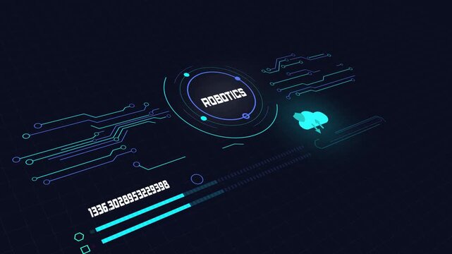 Next Generation Robotics System Combining Smart Automation, Precision Engineering and Futuristic Motion Graphics in 4K.