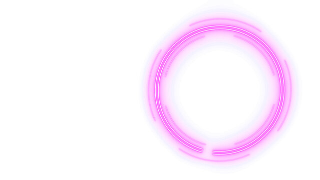 Futuristic hud element, digital interface, technology concept, neon purple glowing circle with data loading animation on transparent background, graphic design for modern displays, png, alpha channel