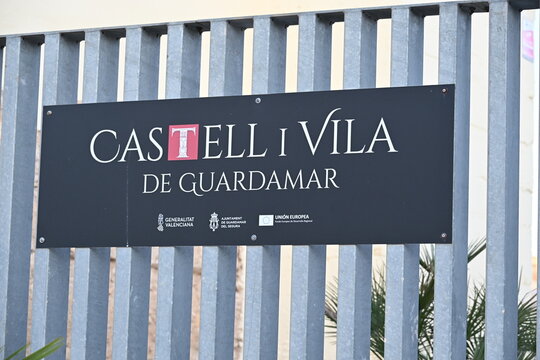 Entrance Gate to Castell and Villa in Guardamar del Segura, Spain
