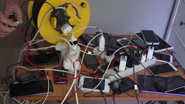 Disaster Recovery Charging Center for Electronic Devices