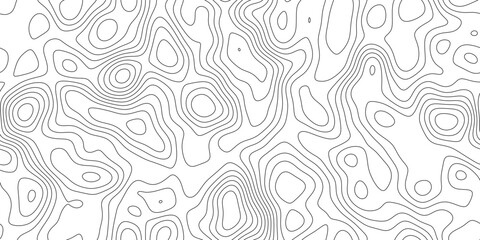 Elegant abstract geographic contour line background, detailed elevation lines with organic curves, for card, label and packaging design. © Artova LaLa