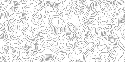 Abstract elegant topography line pattern background, minimal geographic line texture with peaks and valleys, for card, label and packaging design. © Artova LaLa