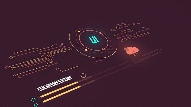 Creative User Interface Design Featuring Interactive Screens, Digital Experience and Clean Motion Graphics Animation in 4K.