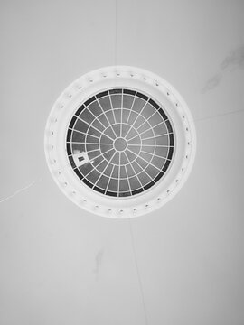 black and white lamp