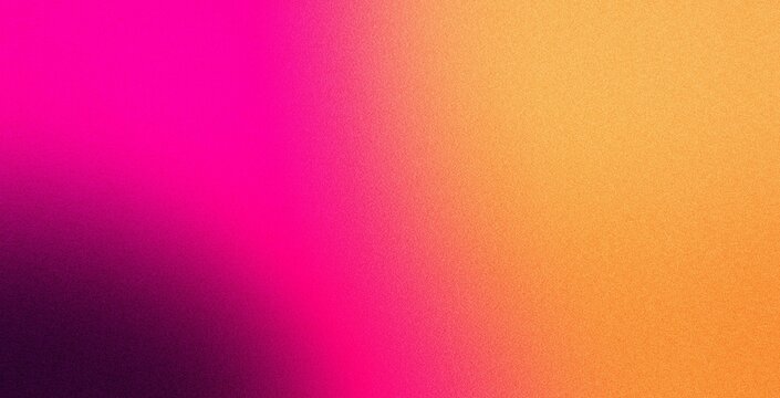 Pink, purple and orange abstract grainy gradient background with noise texture and blur for website header, poster backdrop, digital wallpaper, and web banner.