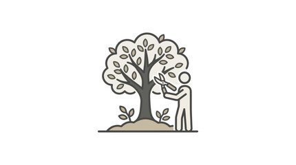 Person hugging a tree trunk tightly. © May