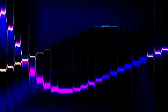 Ultraviolet 3D Glass Spectrum