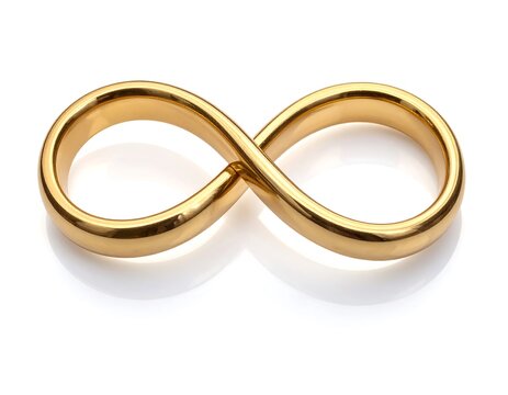 Golden Infinity Symbol.