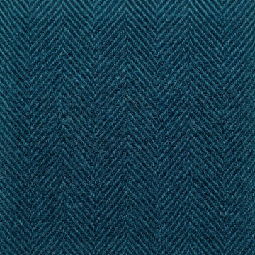 Deep teal herringbone wool fabric texture with woven diagonal pattern and soft textile surface