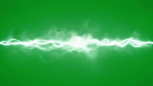Quantum Probability Cloud Green Screen Animation