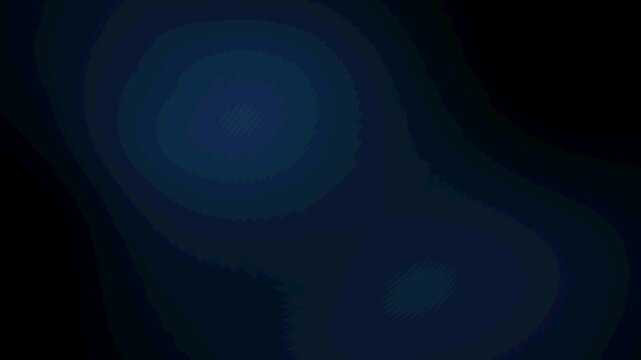 Deep dark blue abstract liquid background with smooth flowing wave motion. Seamless minimalist video loop for tech- and dark-themed video backdrops.