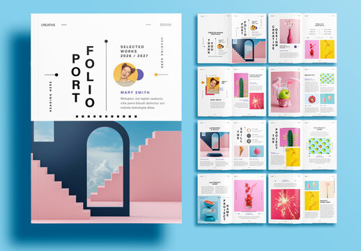 Creative Graphic Design Portfolio Layout Template