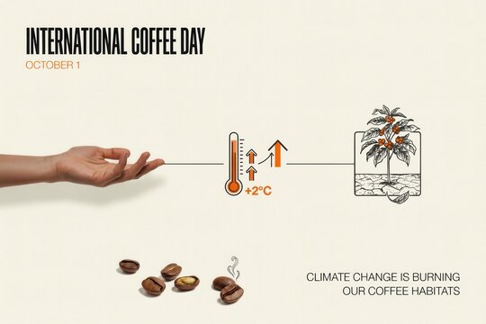 International Coffee Day Climate Change Threatens Coffee Habitats, Demanding Urgent Global Action