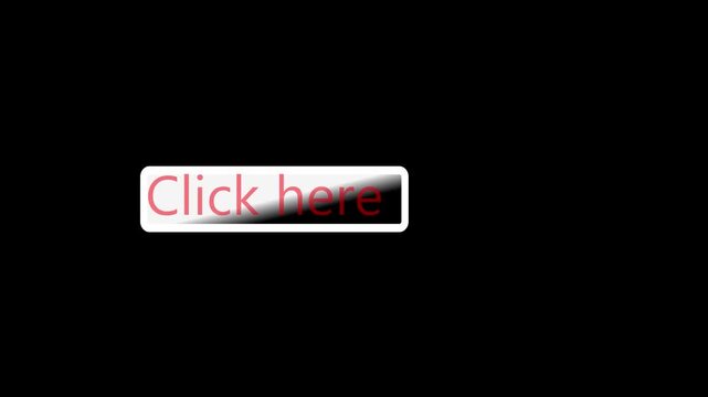 Click Here Button with Modern Call to Action Design on Transparent Background...Modern Click Here Button with Transparent Background PNG