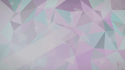 Fototapeta premium Abstract Geometric Low Poly Background with Pastel Colors