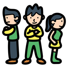 Fototapeta premium team illustration