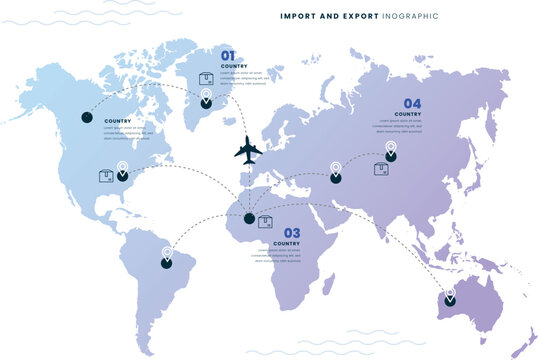 vector world map with infography