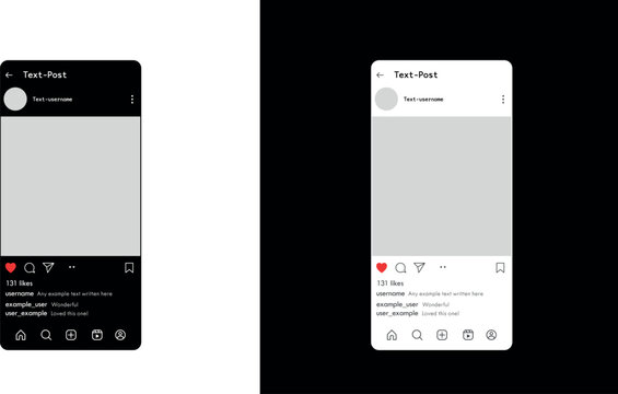 Maqueta de Instagram de Plantilla de publicaciones en redes sociales. Instagram nuevo Actualizar de Plantilla de tama&ntilde;o de cuadr&iacute;cula 2026. Instagram Instagram, Feed, RRSS, Social media, Muro