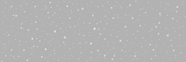 Obraz premium Winter snowfall overlay background with realistic frost icy falling snow flakes isolated on transparent PNG for festive Christmas Xmas winter seasonal design photo editing