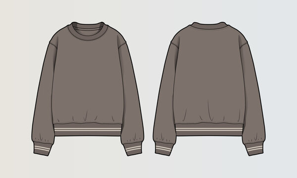 Rib Tipping Sweatshirt