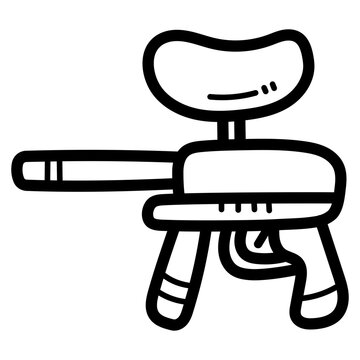 paintball gun illustration