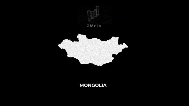 Mangolia technology map with animated charts, graphs, statistics, and analytics showcasing economy, infrastructure, innovation, population, trade, energy, and national development
