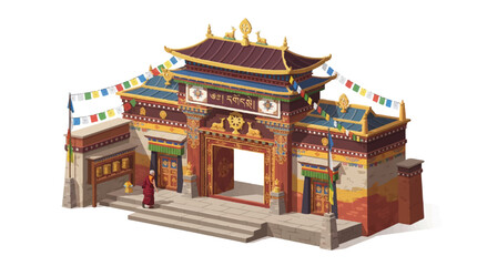 Fototapeta premium Ancient Temple of Heaven in Beijing China Featuring Traditional Chinese Architecture, Ornate Roofs, Cultural Landmark, Historic Pavilion and Serene Garden Under the Sky