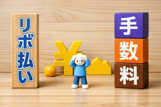 リボ払い手数料の増加に頭を抱える人形経済的な問題