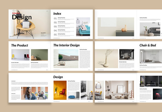 Interior Design Magazine Layout