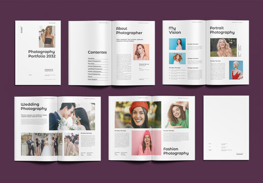 Photography Portfolio Template Design