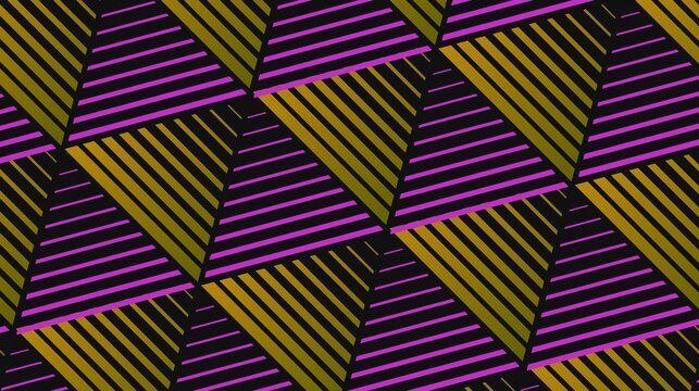 Colorful Triangle Seamless Pattern Background