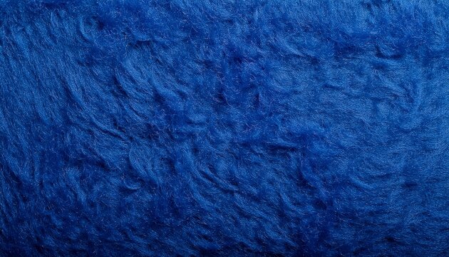 Blue Felt Background Texture Close Up