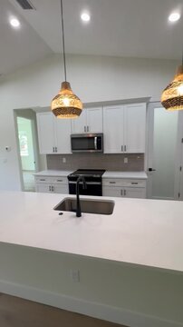 modern kitchen interior