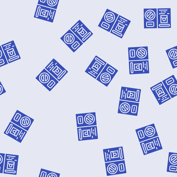 passport denied stamp vector glyph seamless pattern passport denied stamp sign illustration
