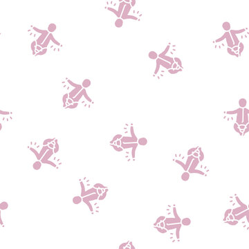 moro reflex vector glyph seamless pattern moro reflex sign illustration