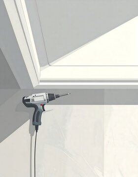 Modern white ceiling with recessed downlight fixture.